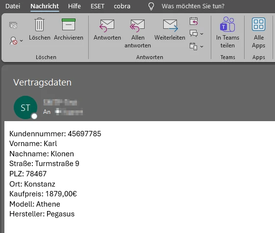 Beispielmail