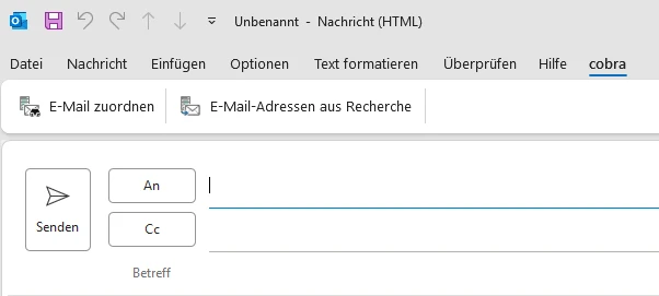 Mail zur Zuordnung markieren