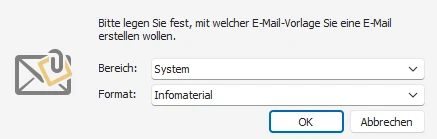 Vorlage Auswahl