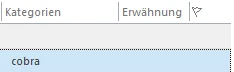 Kategorisierung
