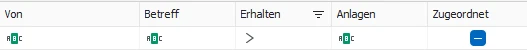 Mailauswahl
