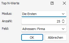 Adressbereich konfigurieren