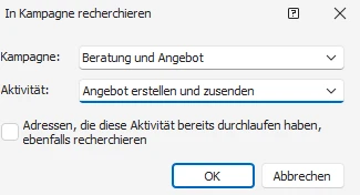 Kampagnen-Recherche