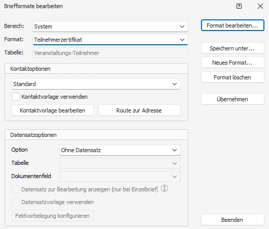 Briefformat neu