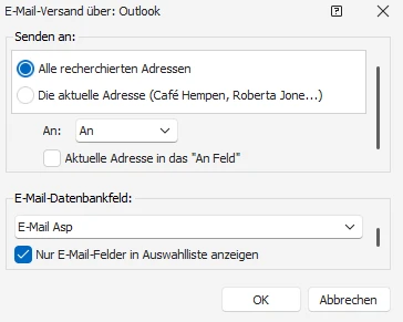 E-Mail versenden