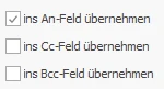 Outlook An/Cc/Bcc