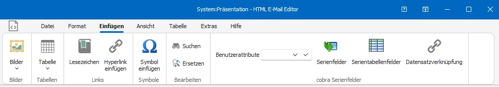 Serienmail Einfügen