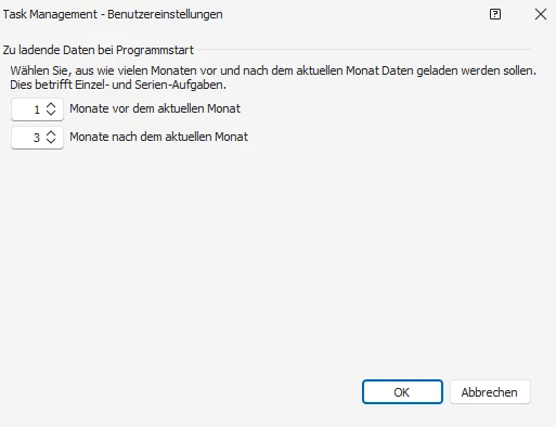 Benutzereinstellungen