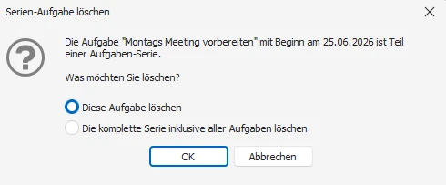Serien-Abfrage