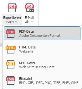 Druck Export