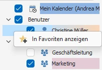 In Favoriten anzeigen