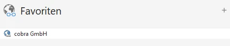 Widget Favoriten