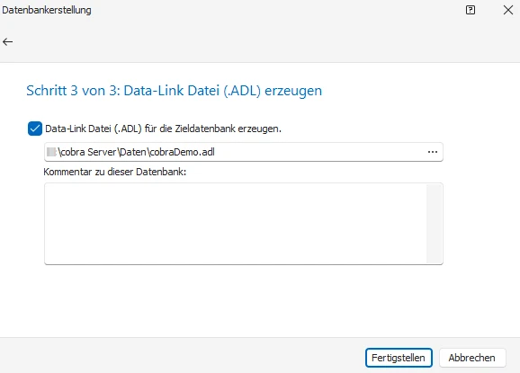 ADL-Datei erstellen