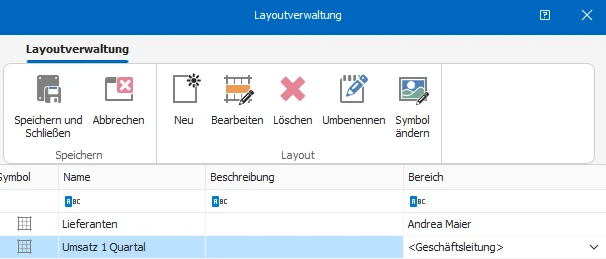Layoutverwaltung