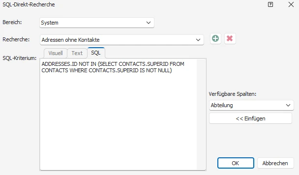 SQL-Statement